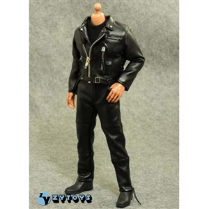 Clothing Set: ZY Toys Leather Biker Set (ZY-T800)