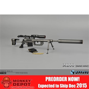 Rifle: ZY Toys M200 Bolt-Action Sniper Rifle (Metal Color) (ZY-15-11)