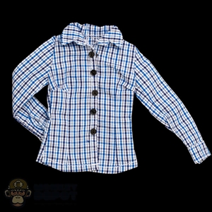 Shirt: ZY Toys Female Plaid Long Sleeve Shirt