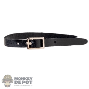 Belt: ZY Toys Mens Black Leatherlike Belt