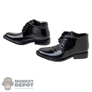 Boots: ZY Toys Mens Black Dress Shoes