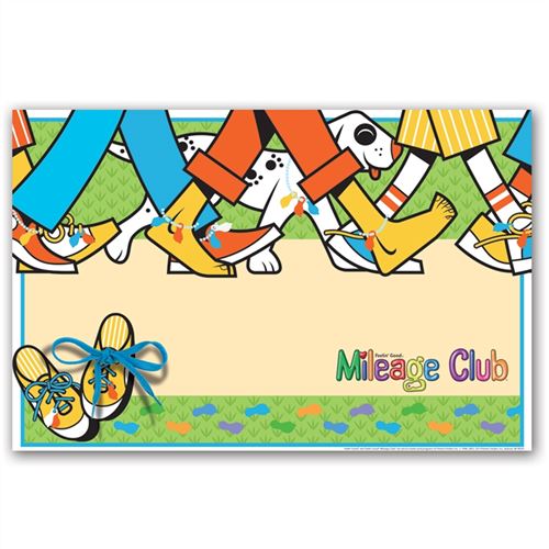 Student Running Clubs - Mileage Club Poster