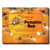 Youth Running Clubs - Pumpkin Run Certificates