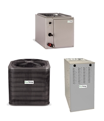 3.5 Ton EcoTemp NOx Approved 15 SEER Up To 110K BTU System WCA4424GKA, 80% or 95% Furnace, WLAM424C