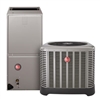 1.5 Ton Rheem 14.3 SEER2 Single Stage Heat Pump System RP14AZ18AJ1NA, RH2TZ2417STANNJ