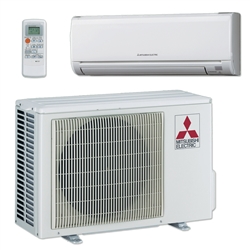 Mini Split 12,000 BTU Mitsubishi 23.1 SEER Heat Pump System MUZGL12NAU2, MSZGL12NAU2