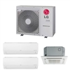 Mini Split Multi 3 Zone LG up to 22.5 SEER Heat Pump System LMU240HV x 3 Wall Mount or Ceiling Cassette (T)