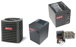 5 Ton Goodman 16 SEER Heat Pump System GSZ16060, MBVC2001 Variable Speed, Cased Coil, TXV