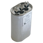 Capacitor Oval Dual Section 35/7.5 MFD 370/440VAC