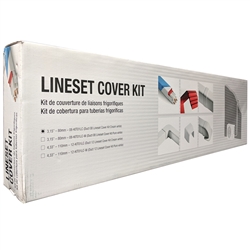 Mini Split UV Resistant PVC Copper Line Cover Boxed Kit, 13' (F)