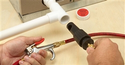 A/C Drain Line Easy Tee Service Kit & PVC Service Fitting