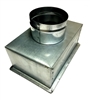 Supply Boot Metal 8" x 4" R6, 4" Collar