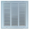 Return Air Filter Grille 14" x 14" White