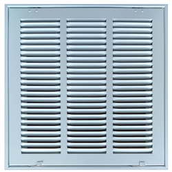 Return Air Filter Grill 18" X 18" White