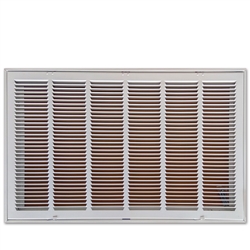 Return Air Filter Grille 24" x 18" White