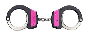 ASP Ultra Hinged Identifier Handcuffs - Pink