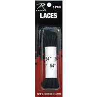 Rothco 54 Inch Black Boot Laces