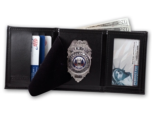 Perfect Fit Trifold Wallet w/ Single ID Window (ID Size 2-1/4" x 4")