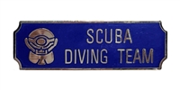 Scuba Diving Team Award Bar - Blue/Silver