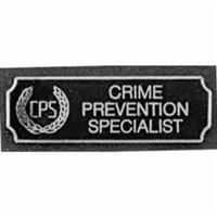 Crime Prevention Specialist Award Bar