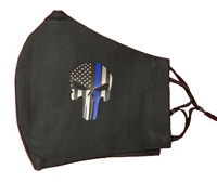 Thin Blue Line Punisher Mask