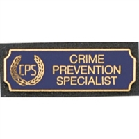 Crime Prevention Specialist (CPS) - Blue/Gold