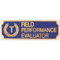 Vintage Field Performance Evaluator Award Bar
