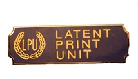 Vintage Latent Print Unit Award Bar