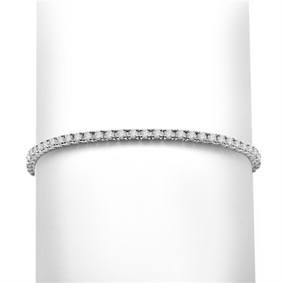 3.10ct Classic tennis bracelet in Silver