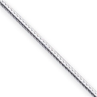 Sterling Silver 1.45mm Diamond-cut Franco Chain