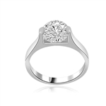 Bit of Heaven-Solitaire ring round cut diamond