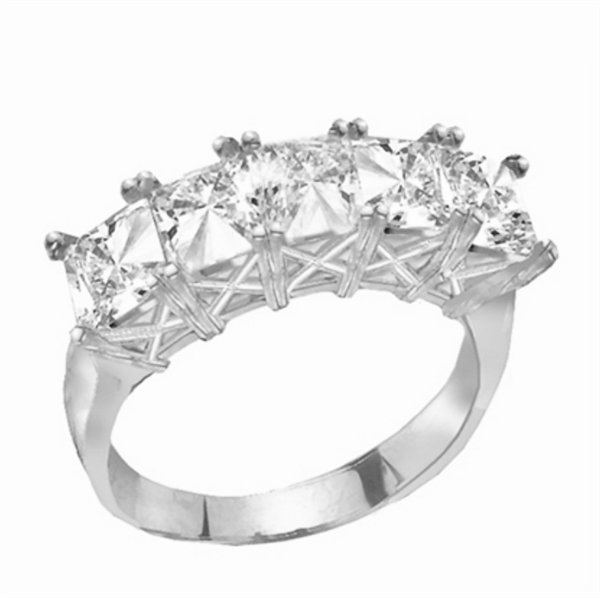 Sweet Love-Cool princess band in White Gold