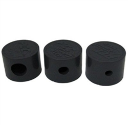 PCC 2000 STEP NOZZLE CAPS (3 PIECES - 1/4, 3/8, 5/8, - 1 EACH) BLK