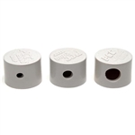 PCC 2000 STEP NOZZLE CAPS (3 PIECES - 1/4, 3/8, 5/8, - 1 EACH)  LTGRY