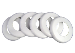 WALL FITTING EXCUTCHEON (6 PIECES) WHT