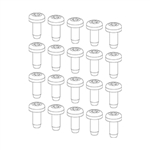 MVFUSE REPLACEMENT SCREW PACK (20 PIECES)