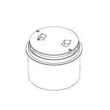 PARALEVEL DECK RING AND LID WHITE