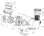 075141 Pentair  Pump replacement parts