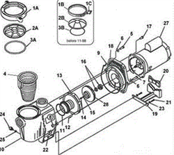 075255 Pentair  Pump replacement parts