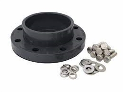 Flange 6 in with gasket and SS hardware For use on EQ Less Strainer