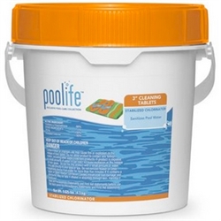 poolife 3 Cleaning Tablets   25 lbs 42116