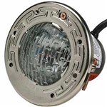 AquaLight Halogen Quartz Lights with Stainless Steel Face Ring 250 Watt 120 volt  200 cord