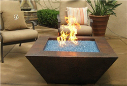 Grand Corithian 40 x17h Firepit Copper