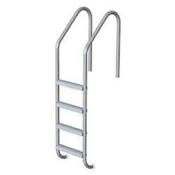 SRSmith Commercial Ladder with Crossbrace  24 inches  3 step  Marine Grade