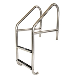SRSmith Commercial Ladder with Crossbrace  24 inches  2step  Stainless