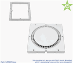 9 Shallow Square to Low Profile 8 AntiEntrapment Suction Outlet Cover and Mud Frame VGB Series drain cover