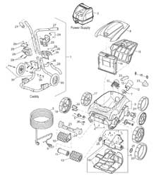 Polaris 9300 Sport Motor Housing Cover Kit