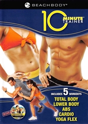 Tony Horton 10 Minute Trainer 5 Workouts DVD - Total Body, Lower Body, Abs, Cardio, Yoga