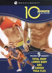 Tony Horton 10 Minute Trainer 5 Workouts DVD - Total Body, Lower Body, Abs, Cardio, Yoga