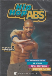 Hip Hop Abs 4 Workout DVD Set (Fat Burning Cardio, Abs Sculpt, Total Body Burn, Secrets to Flat Abs) - Shaun T